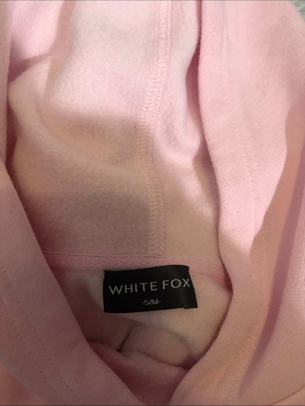 White Fox Boutique Pink Hoodie - Picture 3 of 3